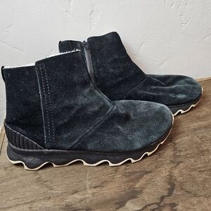 Black Suede Ankle Boots